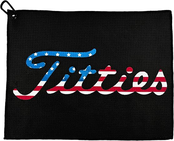 Wolf Golf Towels - Funny Golf Towels Parody - Golf Accessories for Men - Golf Gifts for Men